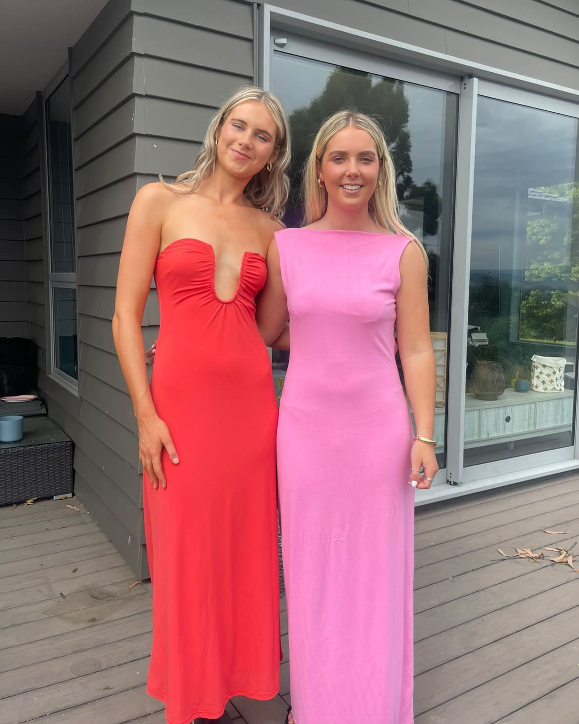 Haliee Dress - Coral
