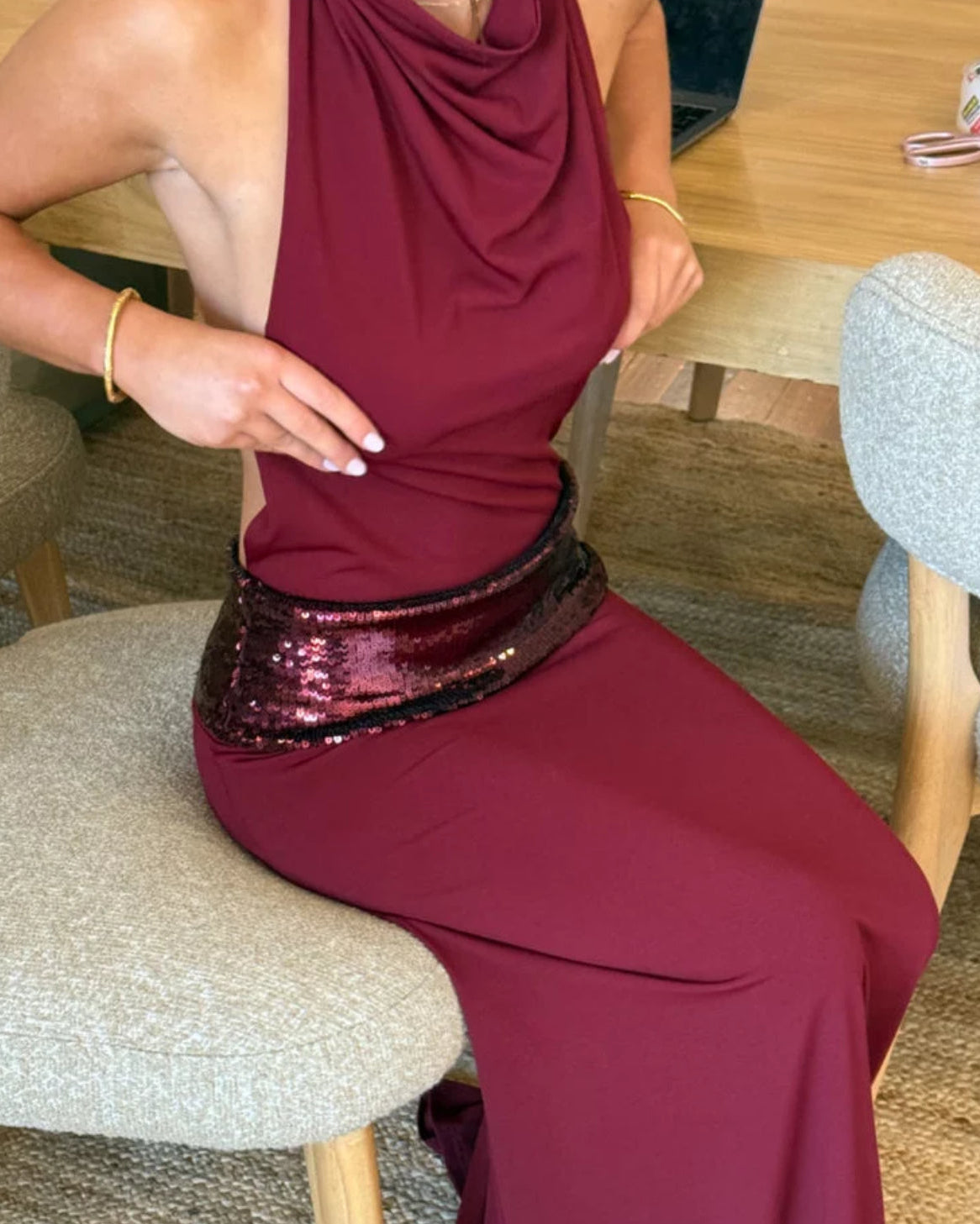 Adele Gown - Wine