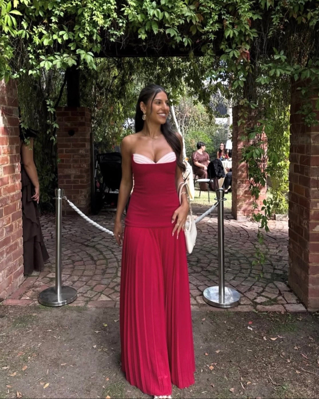 Nicolette Gown - Raspberry