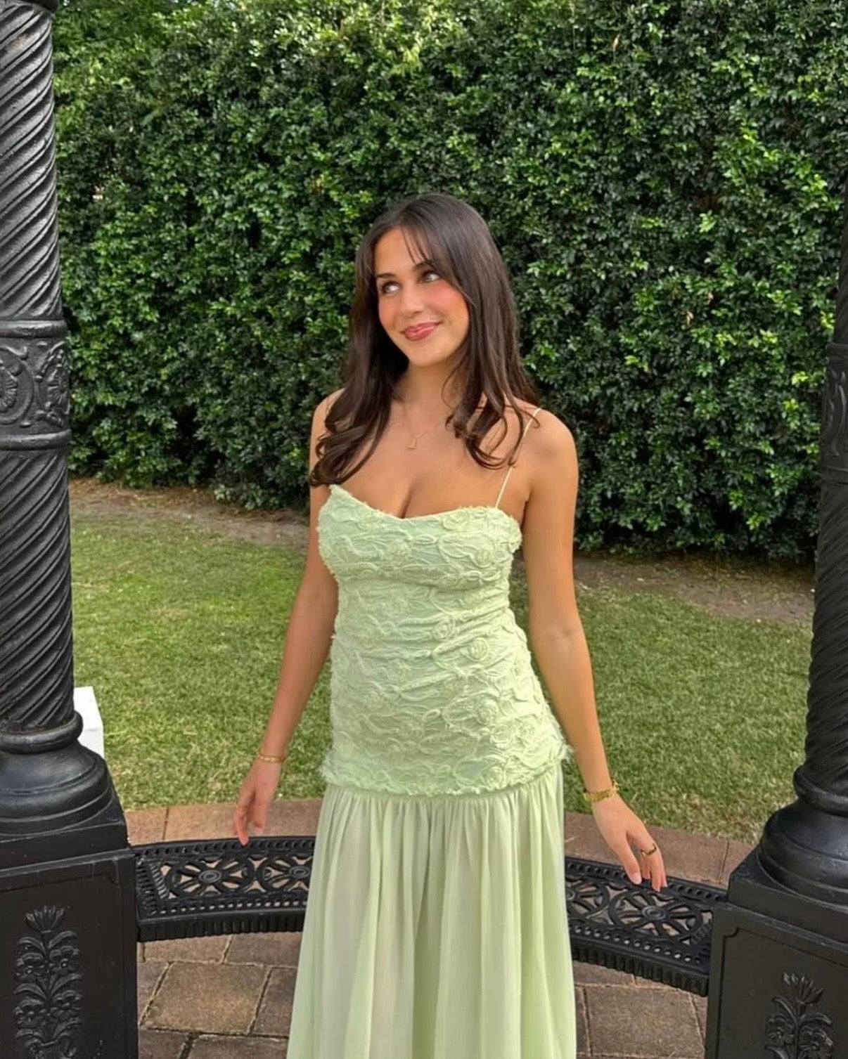 Renata Dress - Mint