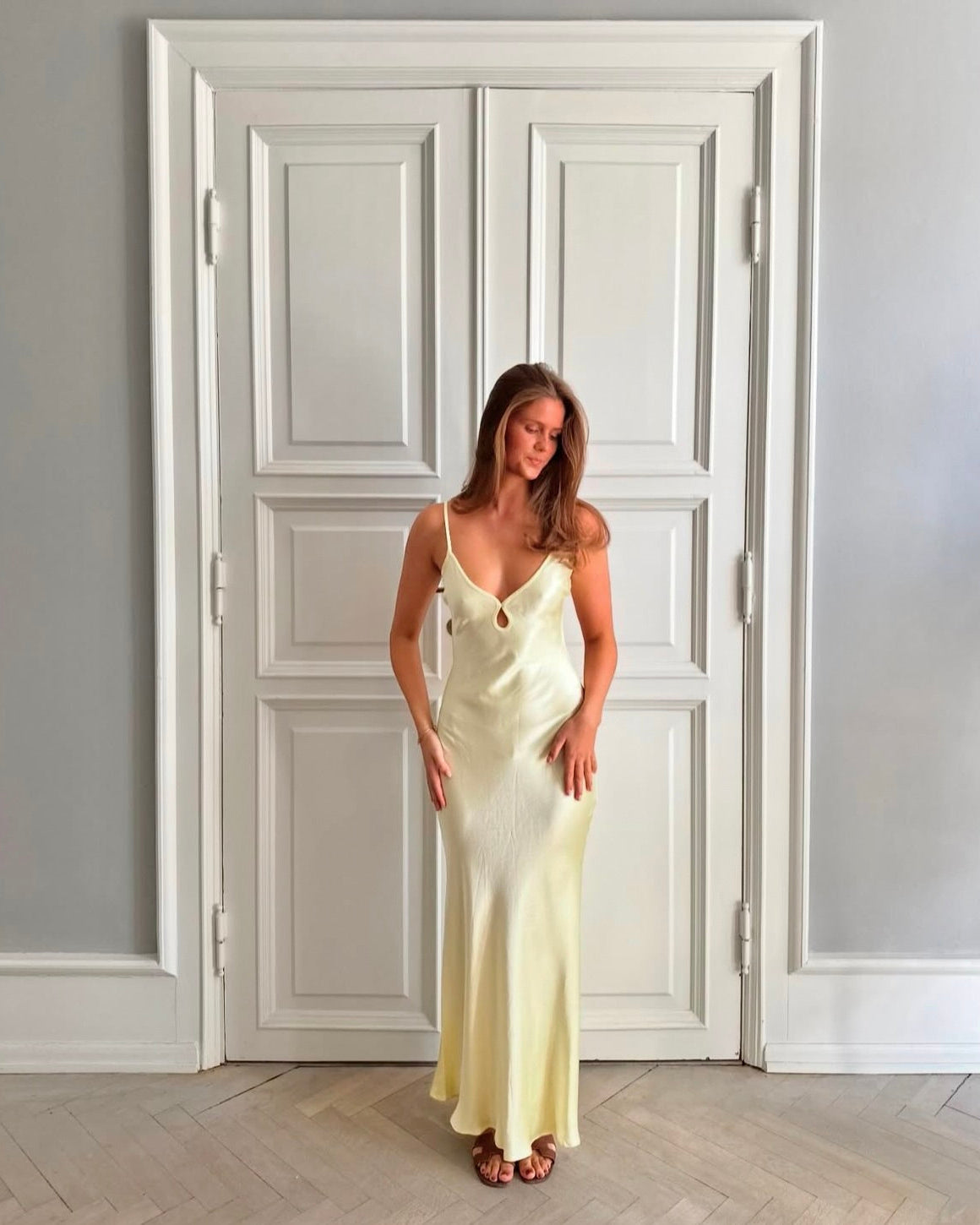 Cedar City Maxi Dress - Ice Yellow