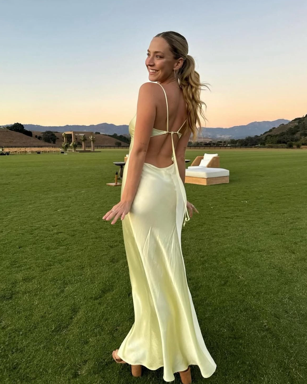 Cedar City Maxi Dress - Ice Yellow