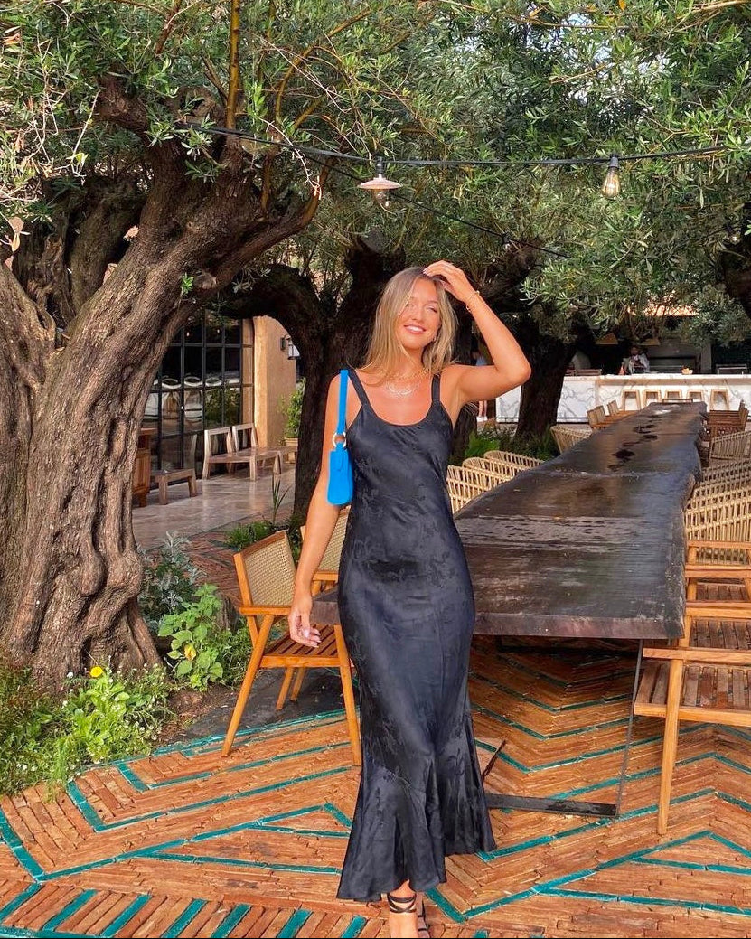 Allegra Dress - Black Dragon