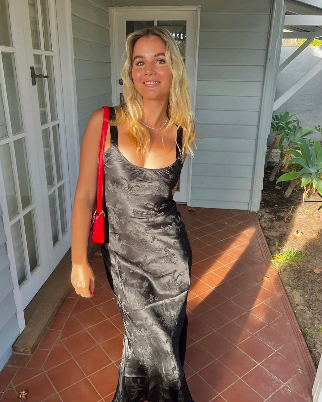 Allegra Dress - Black Dragon