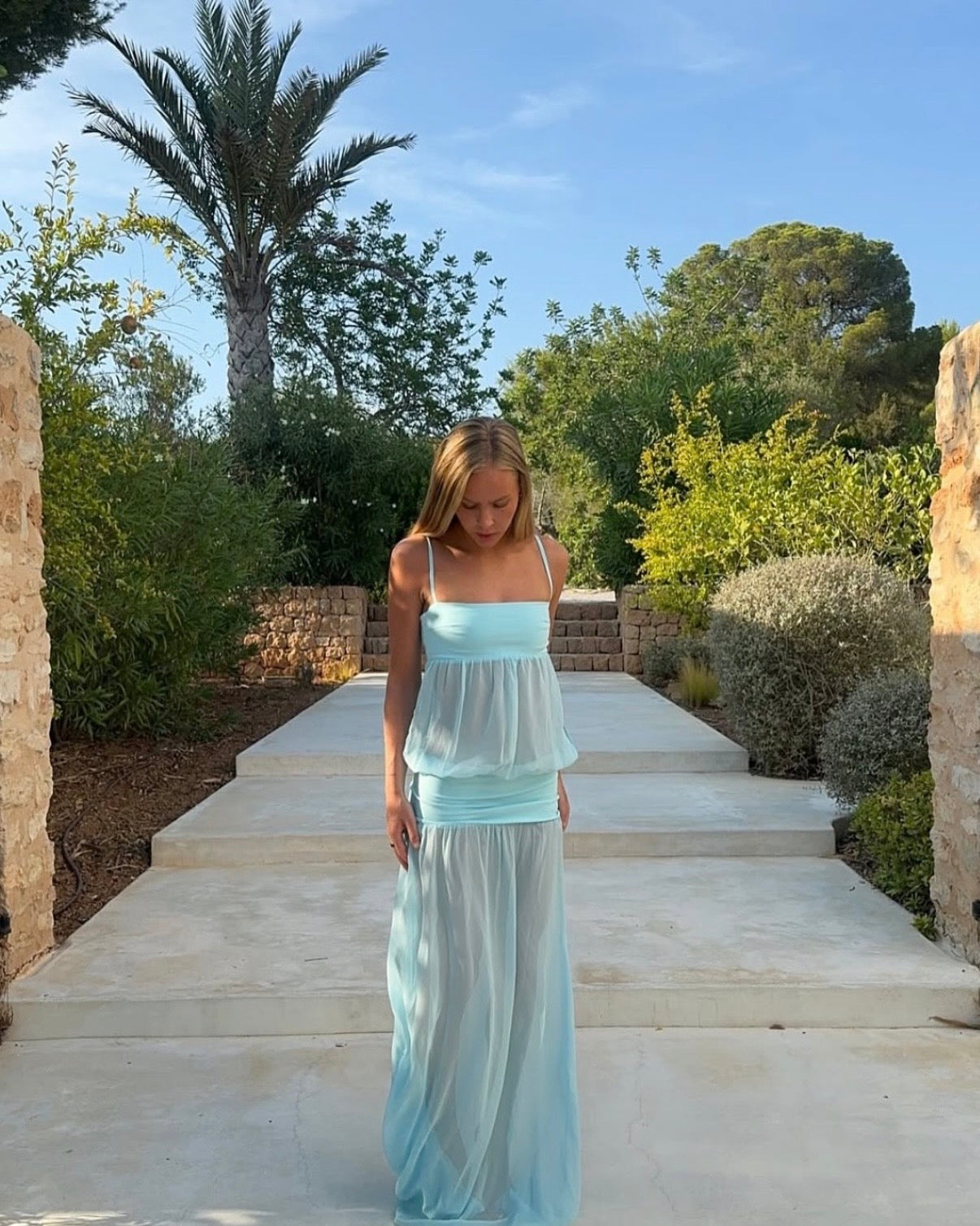 Romeo Gown - Aqua