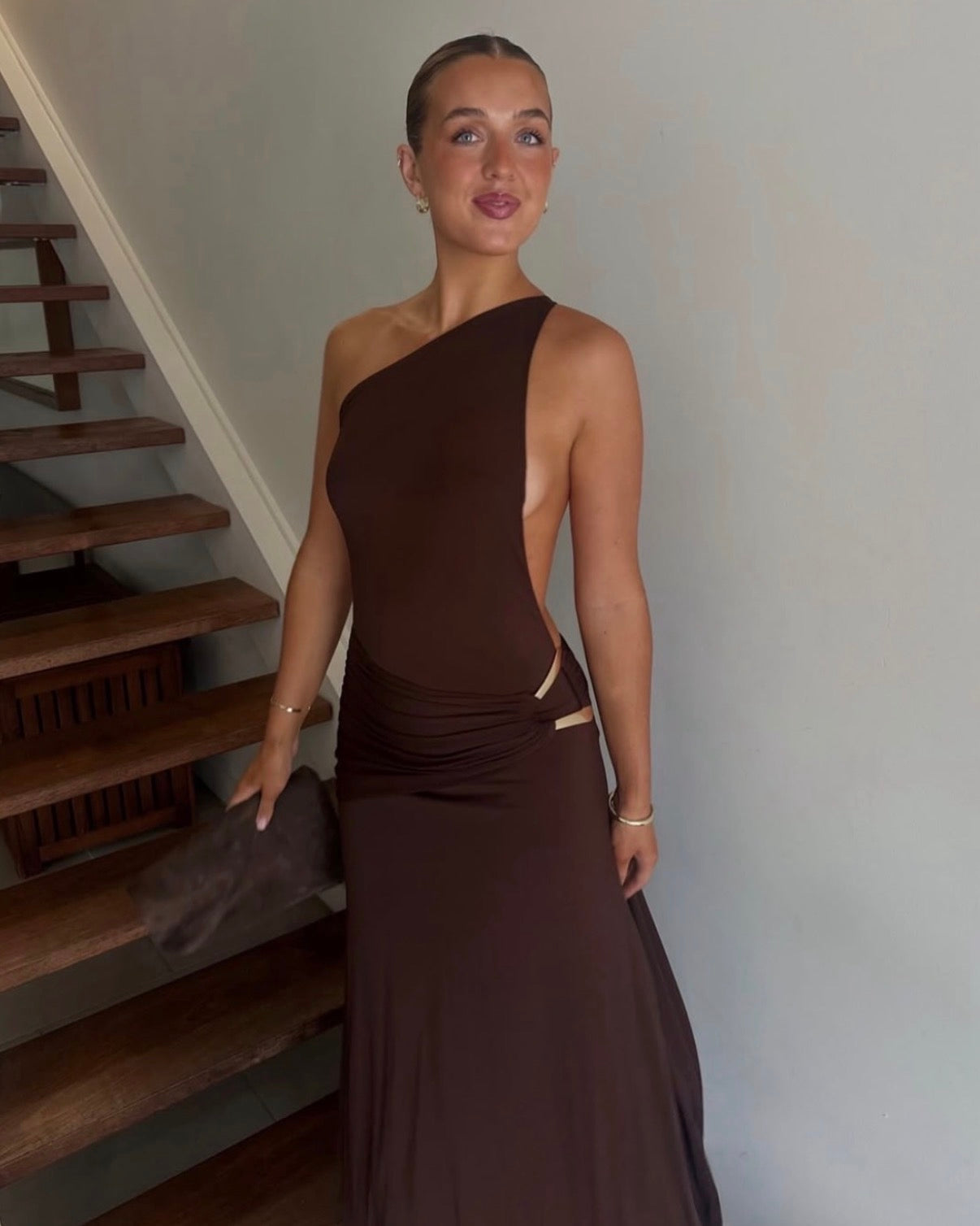 Gaia Gown - Brown