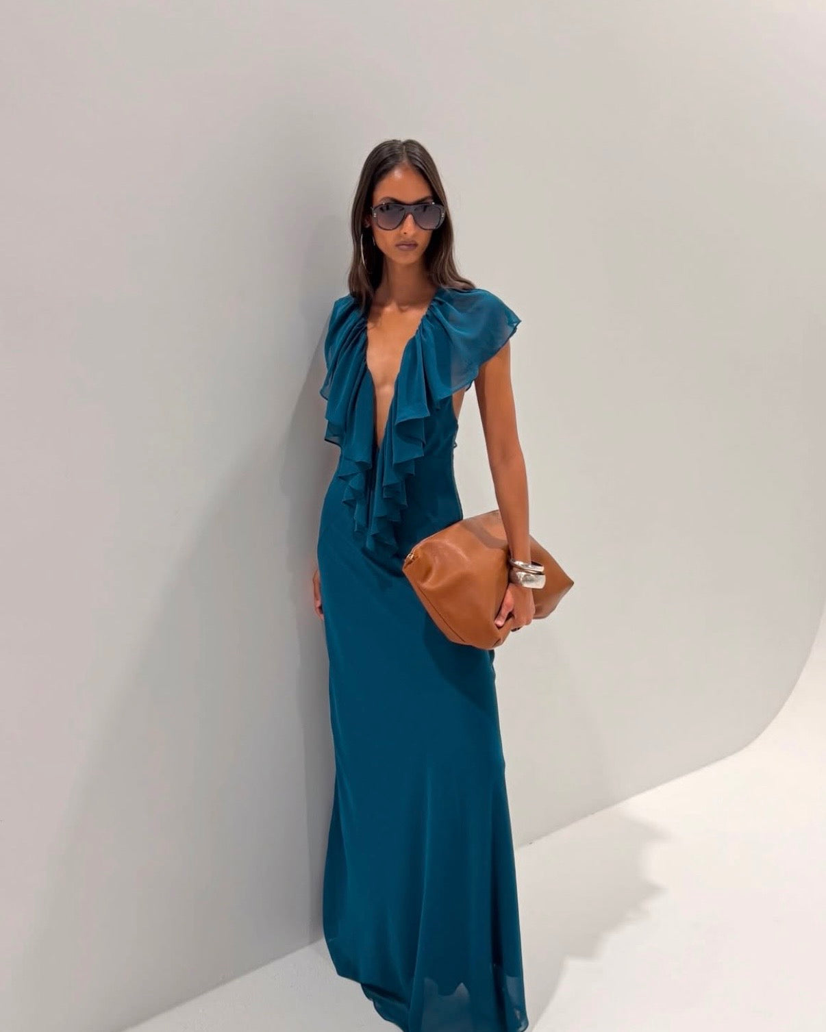 Clover Gown - Teal