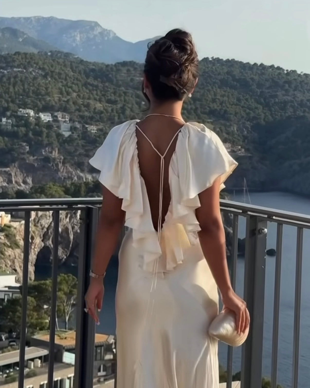 Clover Gown - Satin Cream