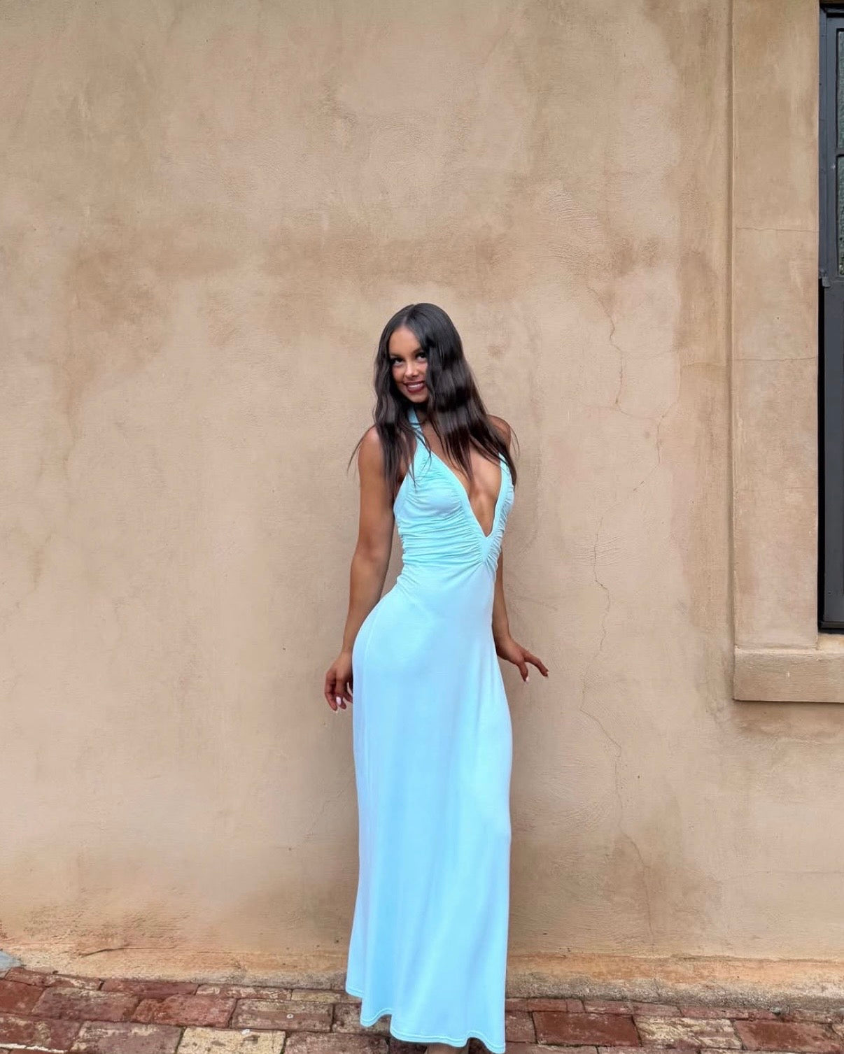 Angelina Maxi in Aqua