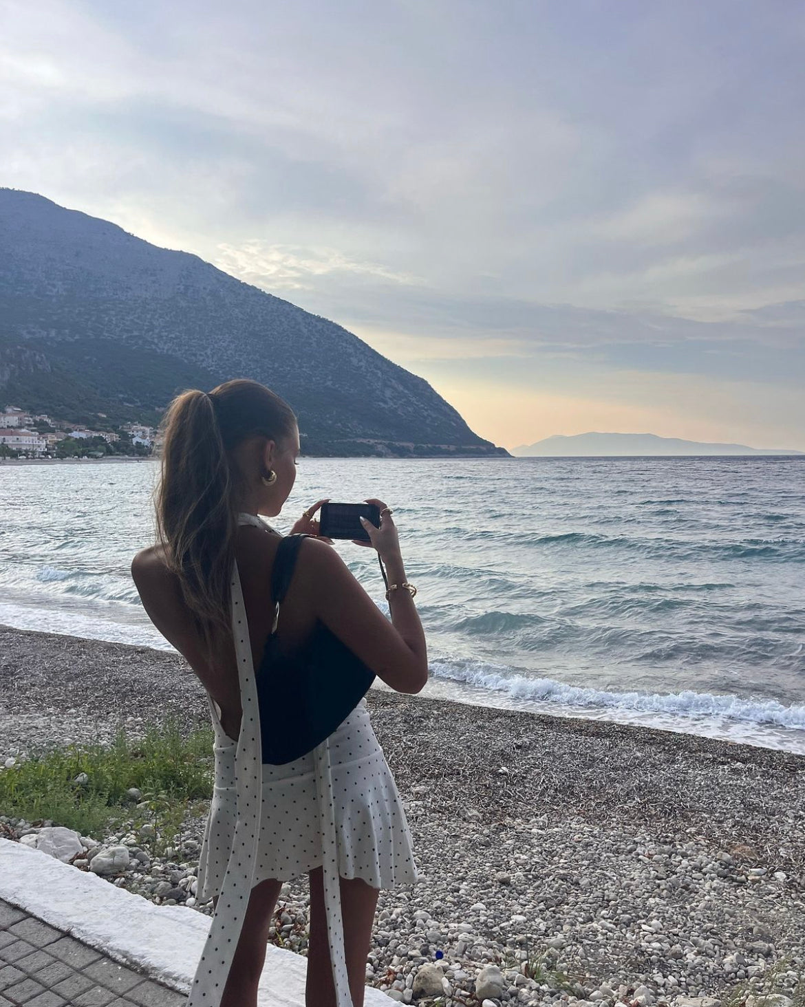 Enya Backless Mini Dress