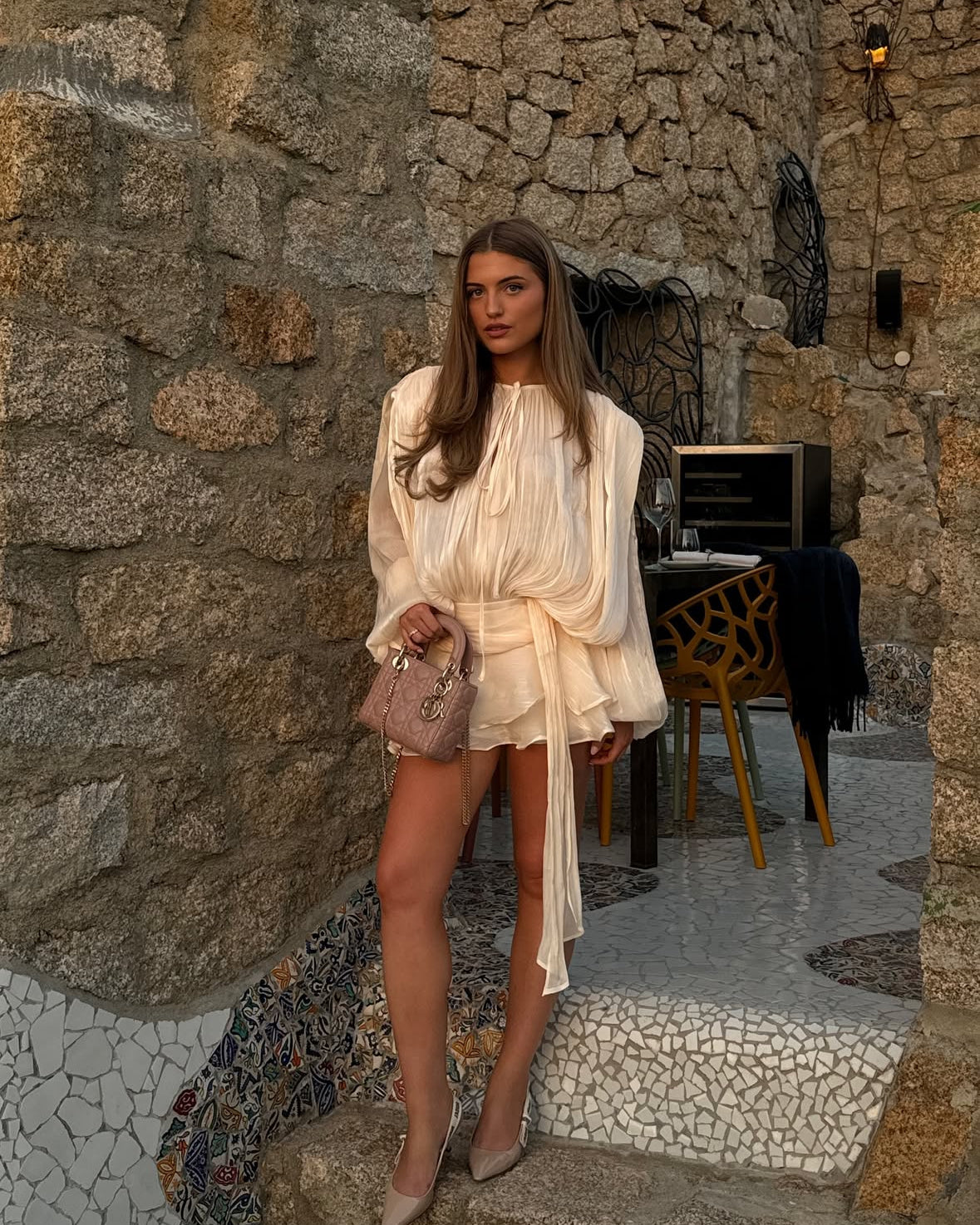 Estelle Dress - Champagne