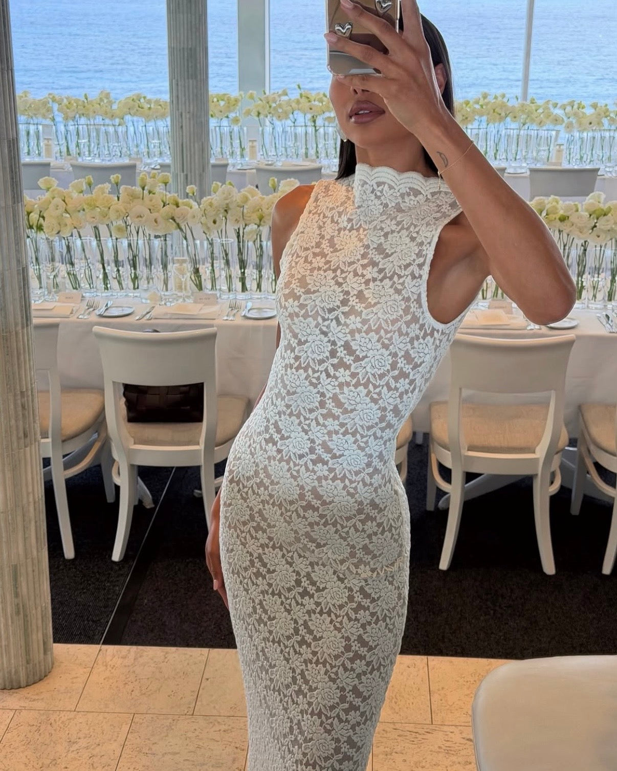 Mireille Dress - Ivory