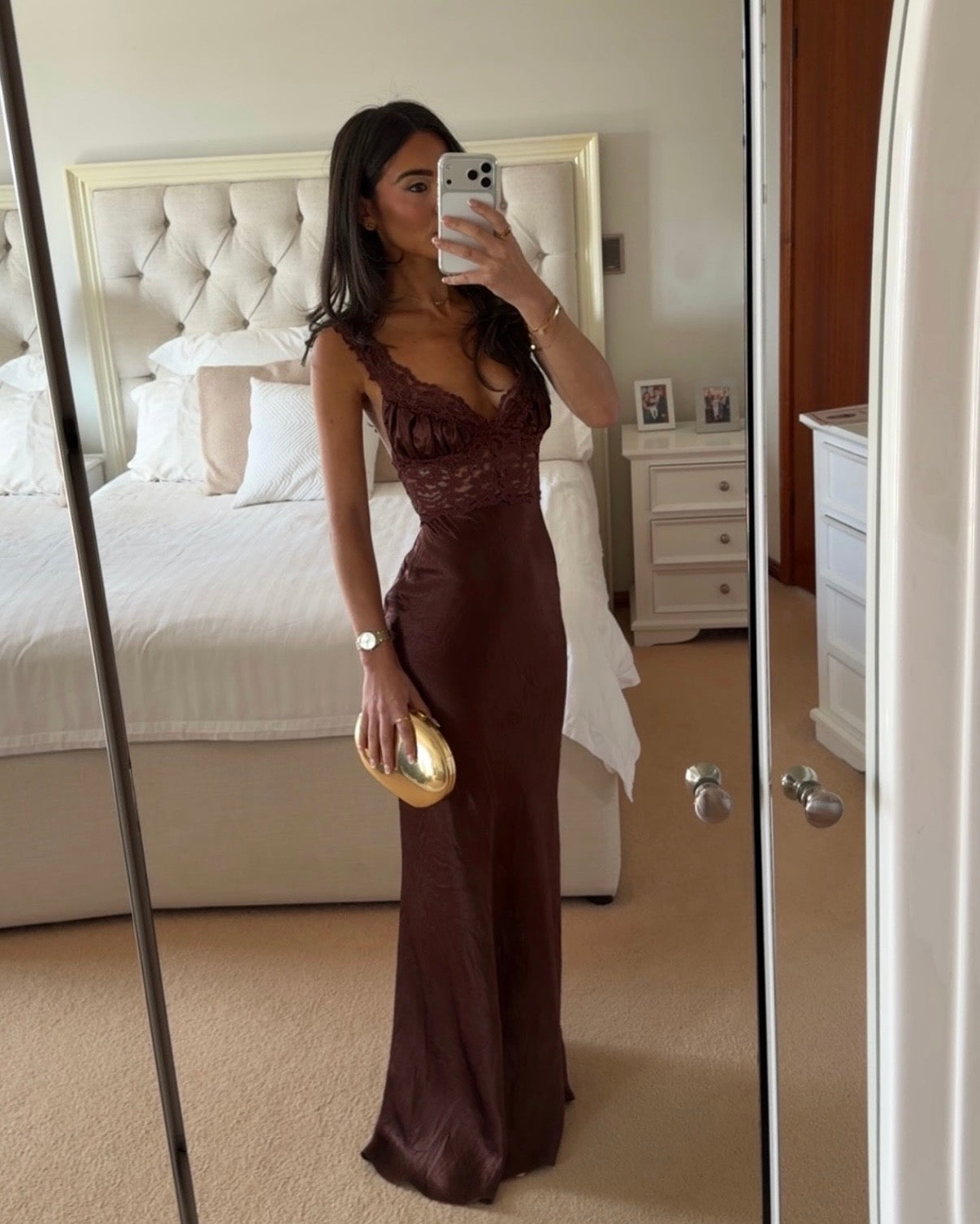 Eveline Dress - Cacao