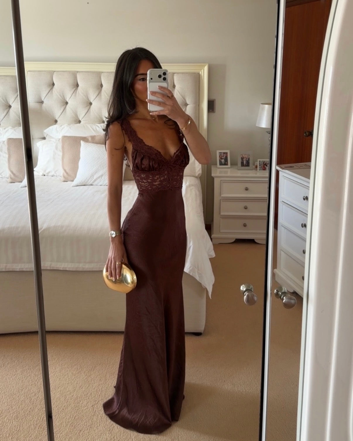 Eveline Dress - Cacao