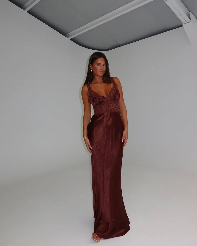 Eveline Dress - Cacao