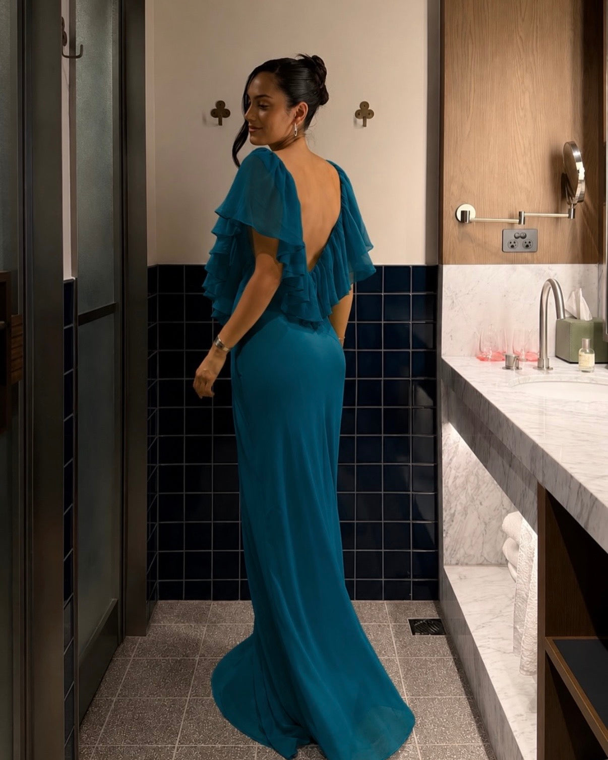 Clover Gown - Teal