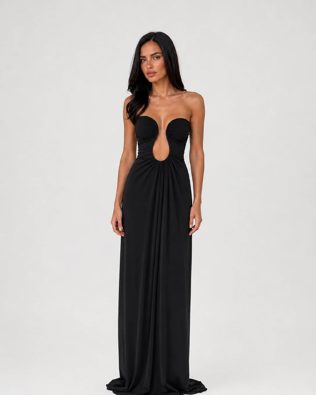 The Florence Jersey Dress - Black