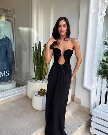 The Florence Jersey Dress - Black