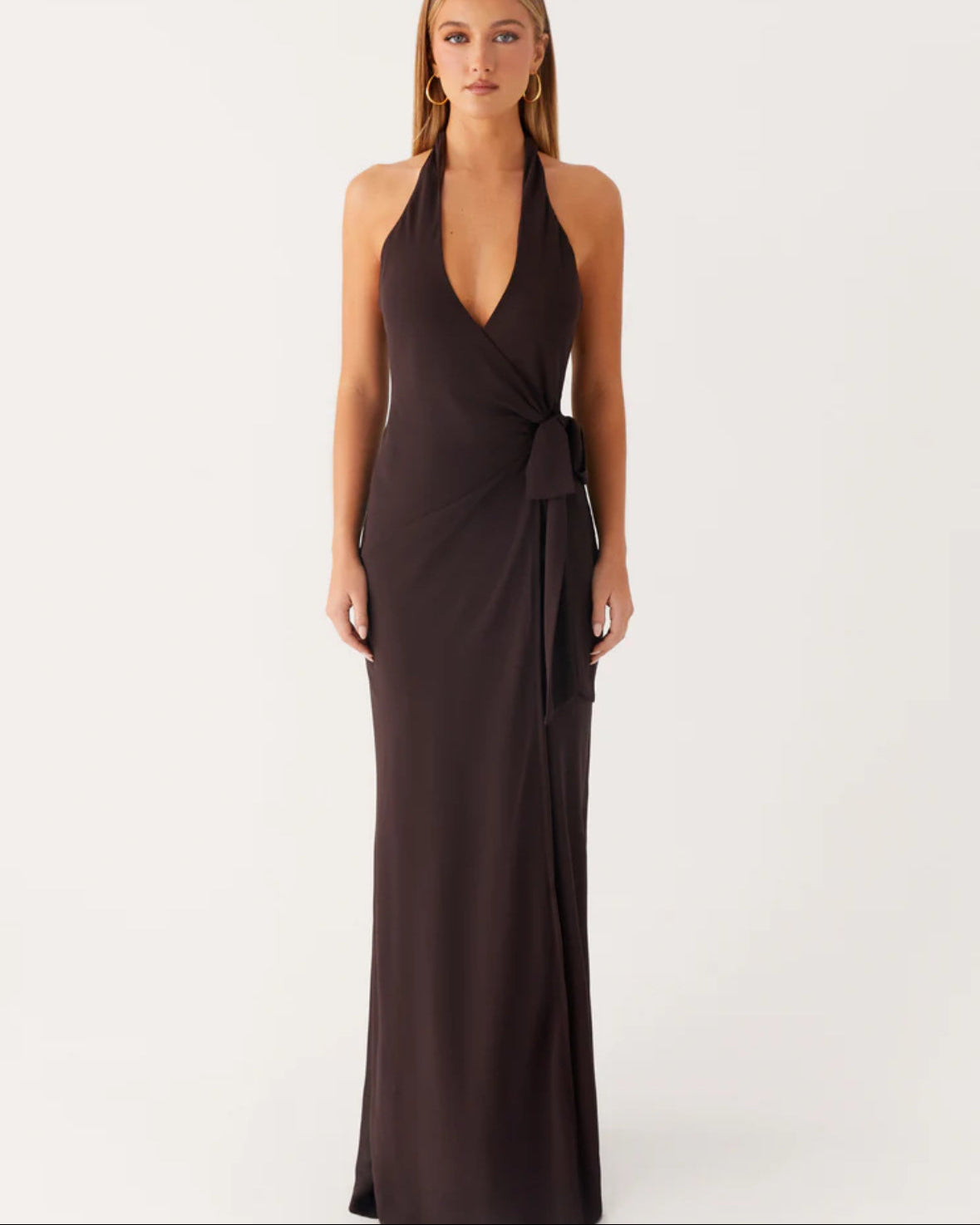 So Chic Maxi Dress - Chocolate
