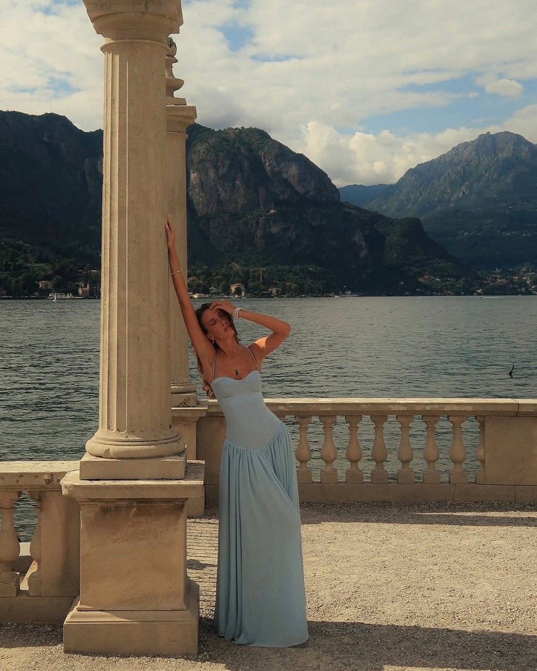 Amelia Maxi Dress - Blue