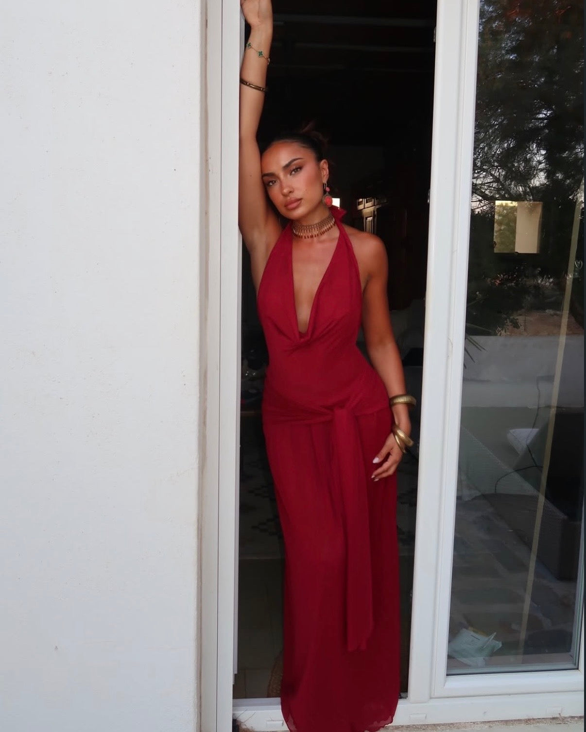 Yosei Dress in Red