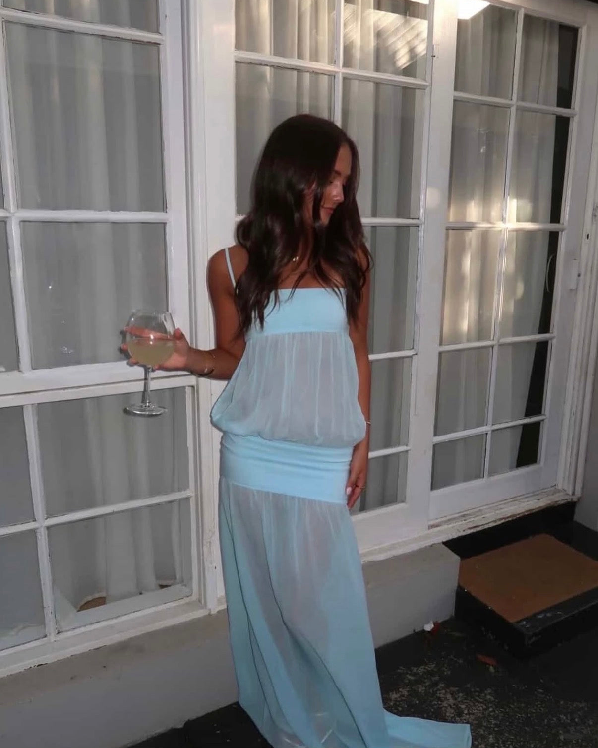 Romeo Gown - Aqua