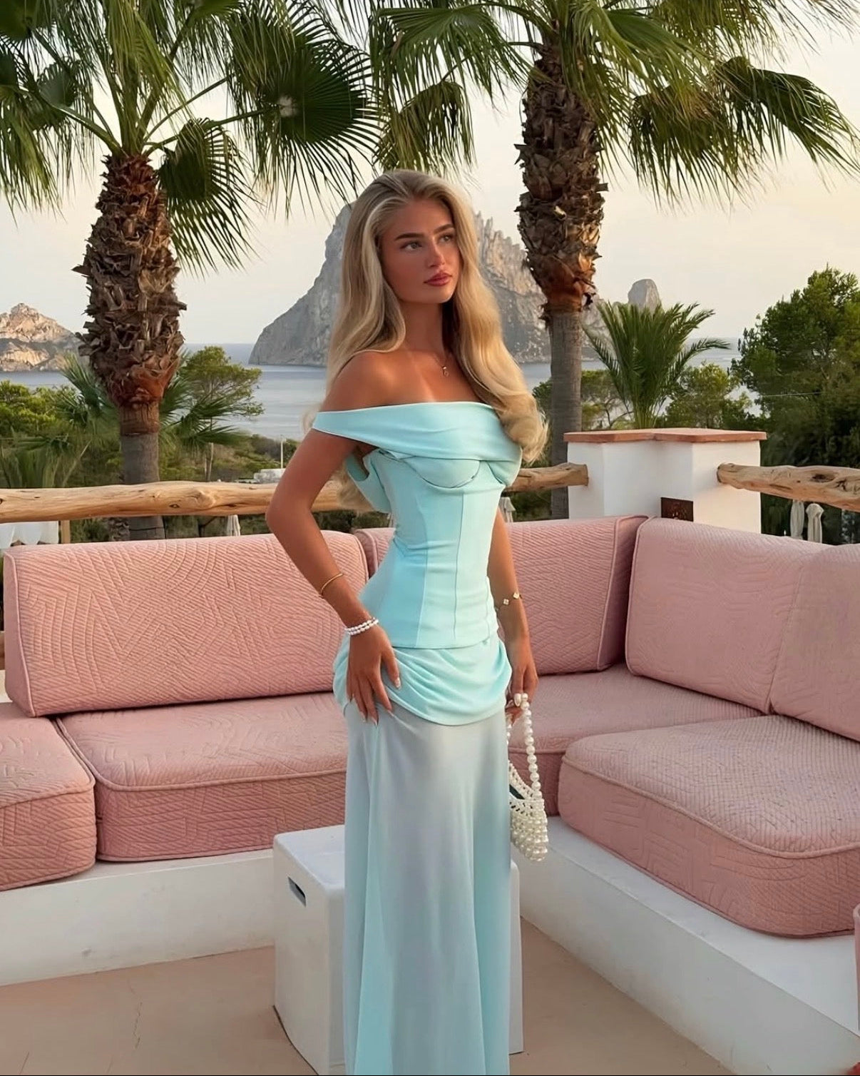 Cadence Gown - Baby Blue
