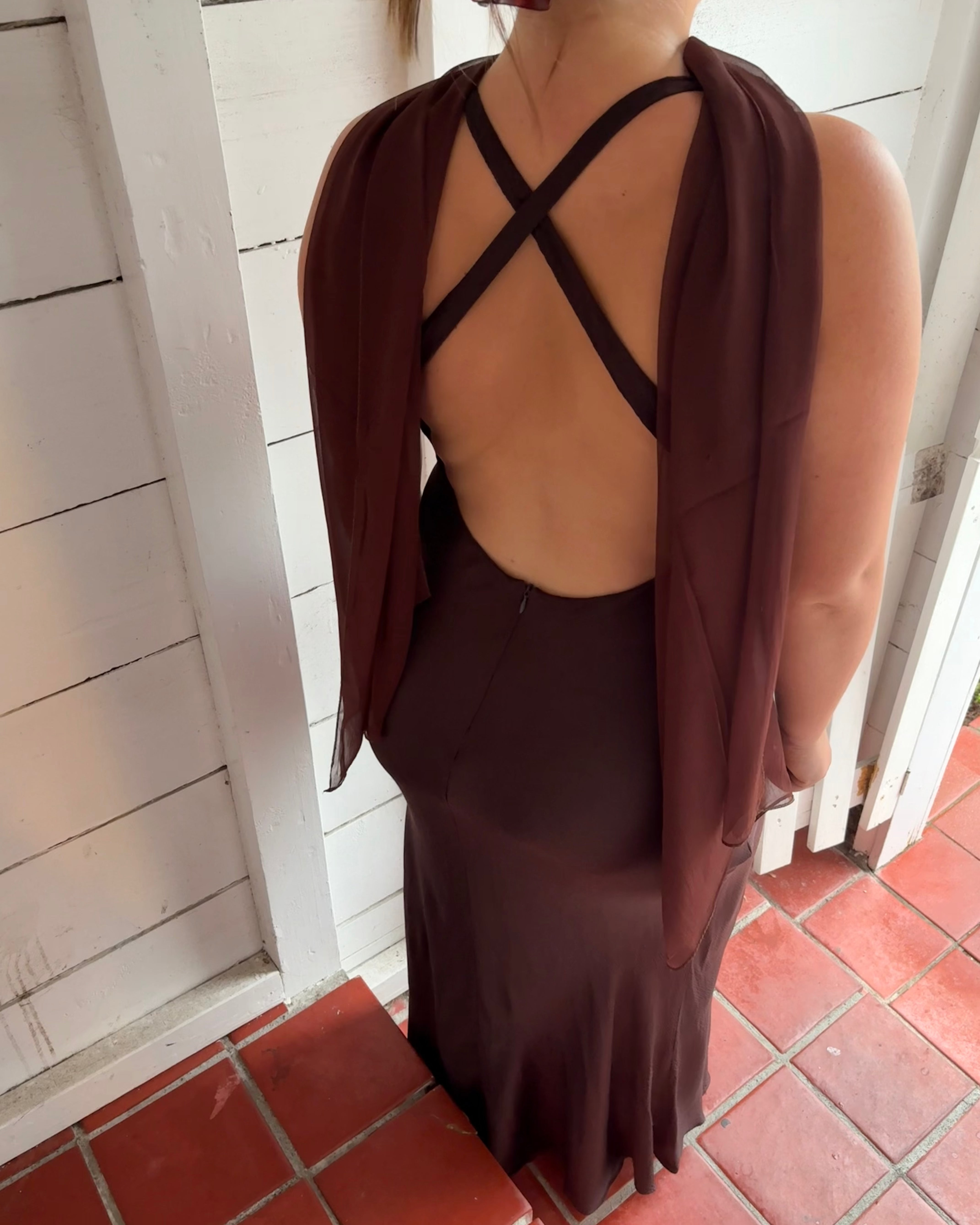 Maxina Dress - Chocolate