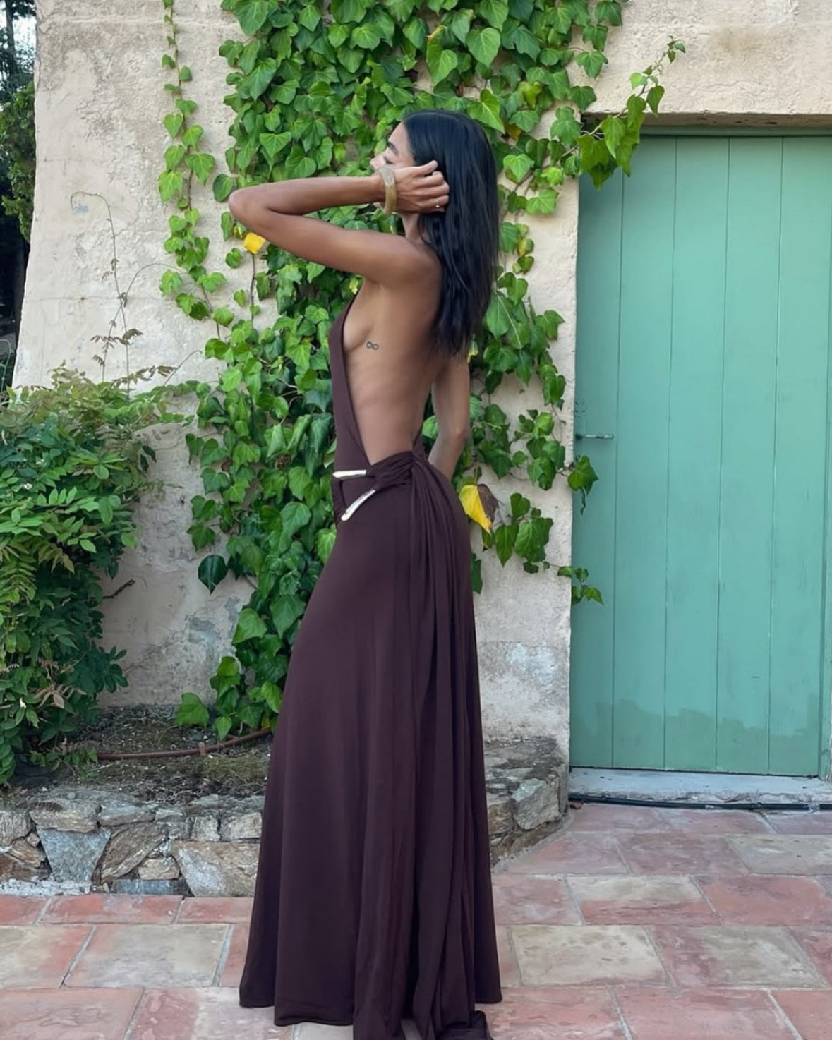 Gaia Gown - Brown