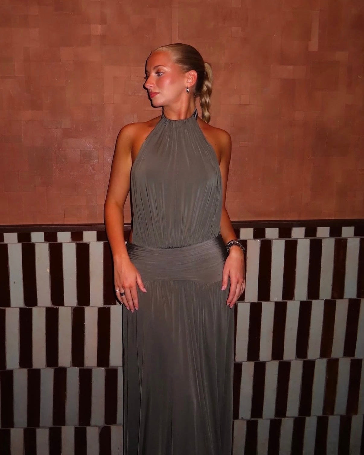 Santina Dress - Khaki