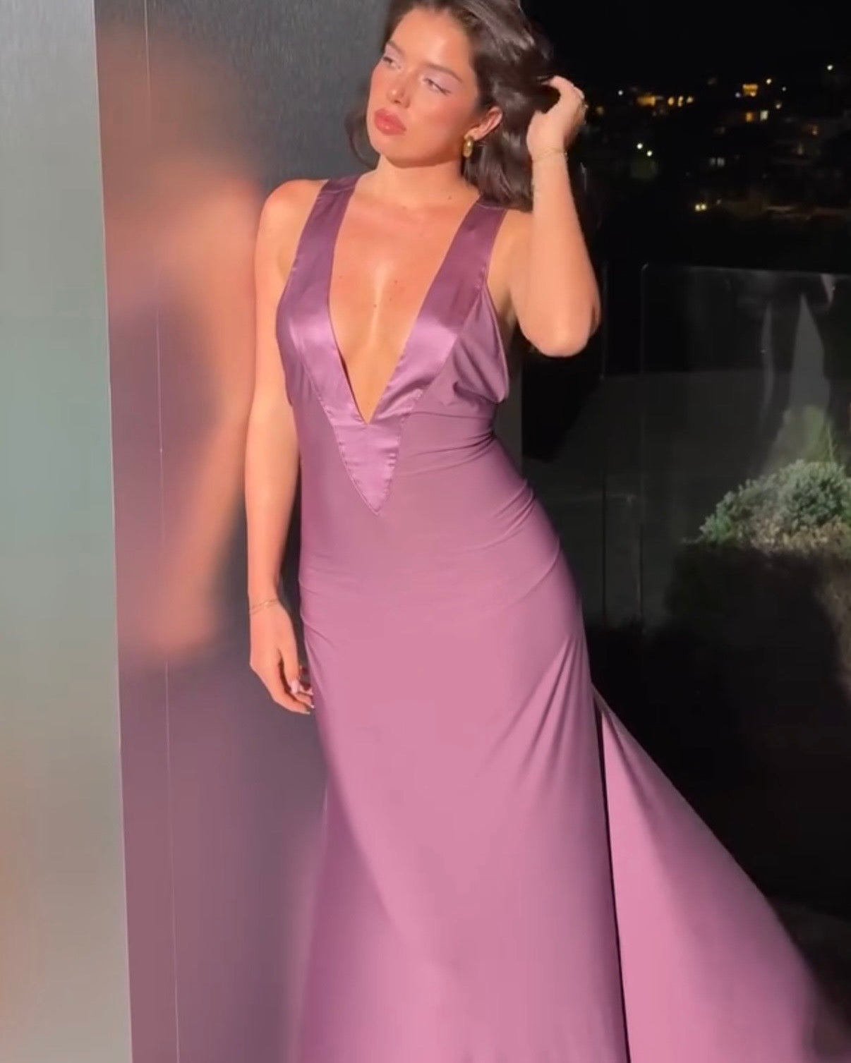 Rosa Gown - Mauve