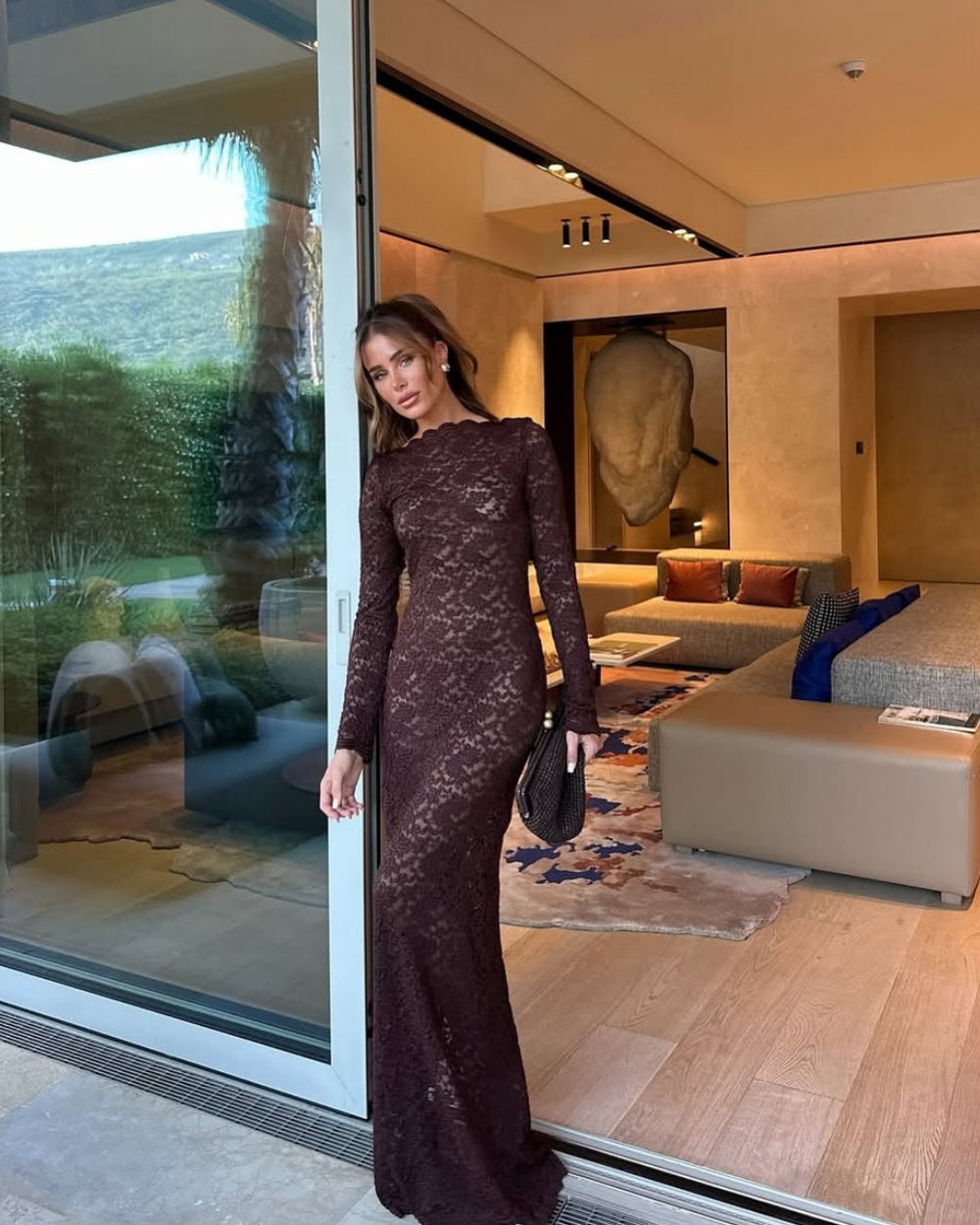 Monet Dress - Chocolate