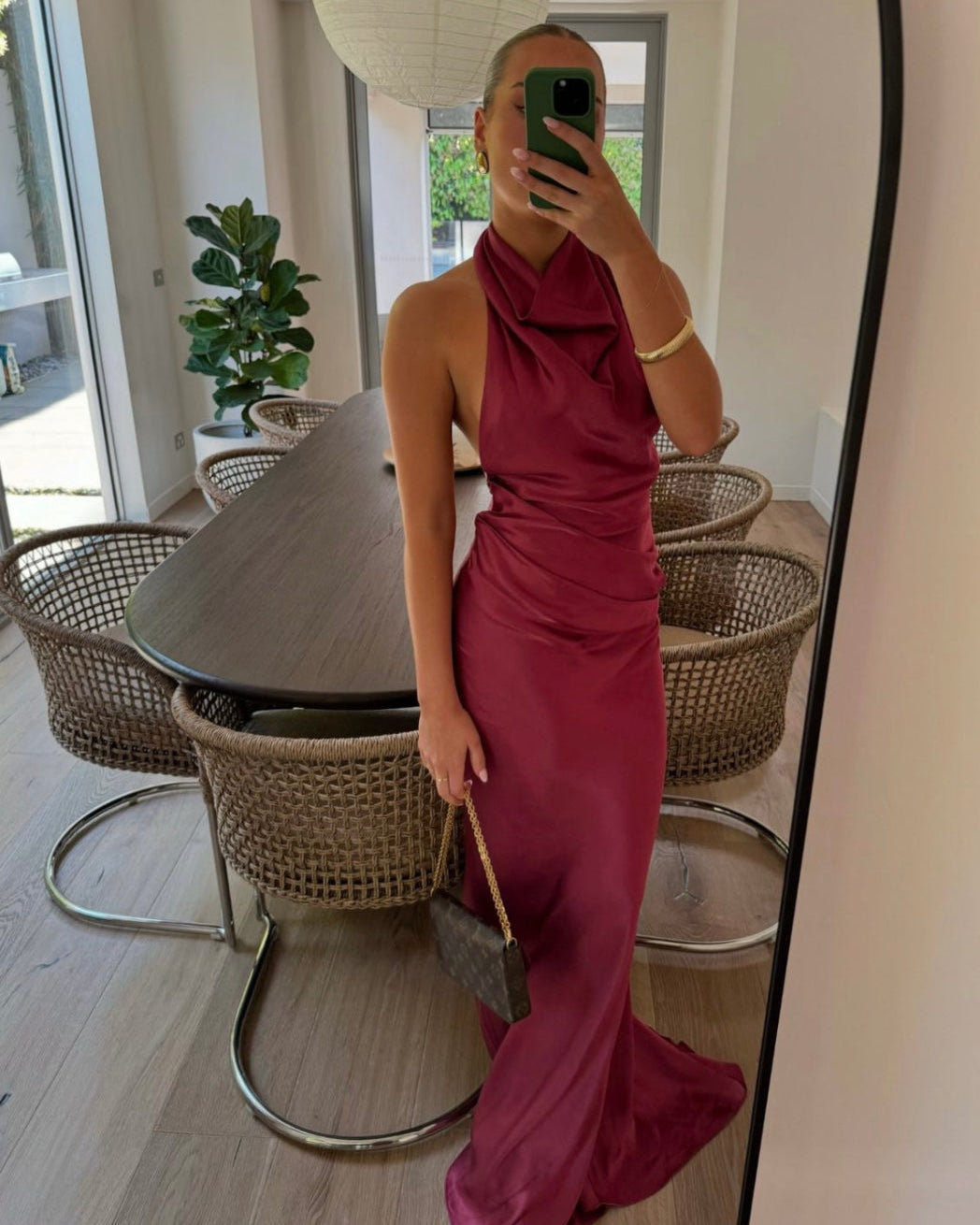 Gaia Dress - Plum