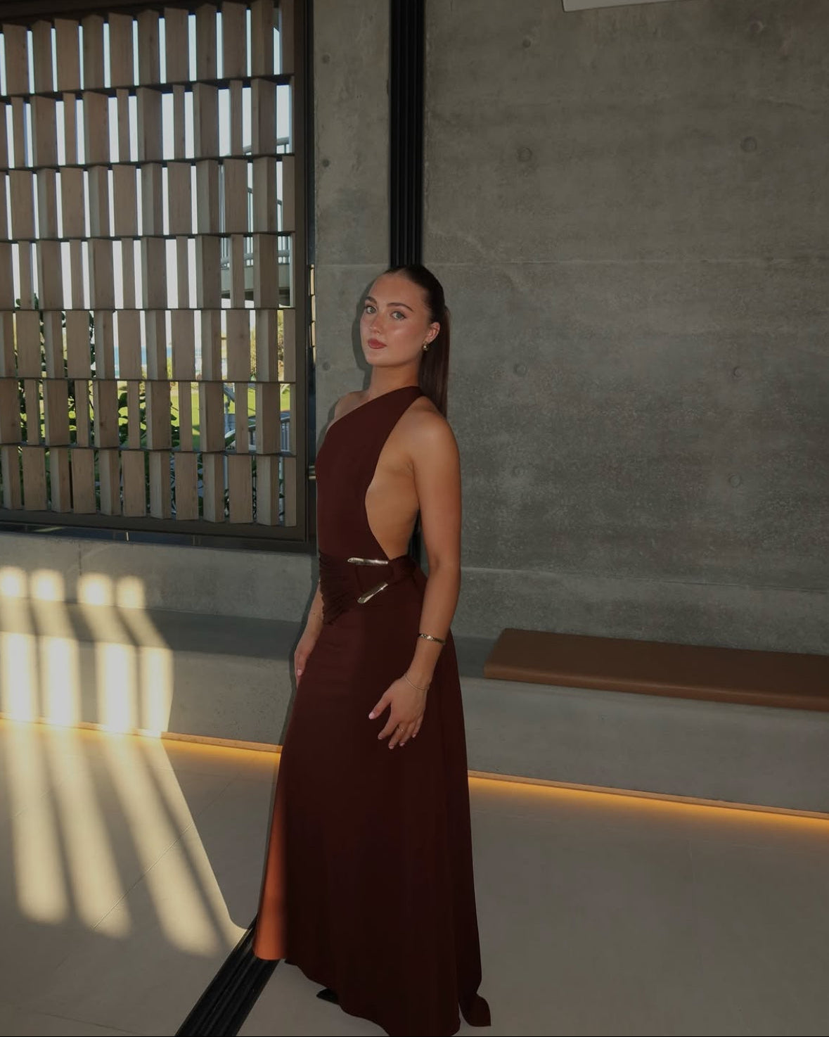 Gaia Gown - Brown