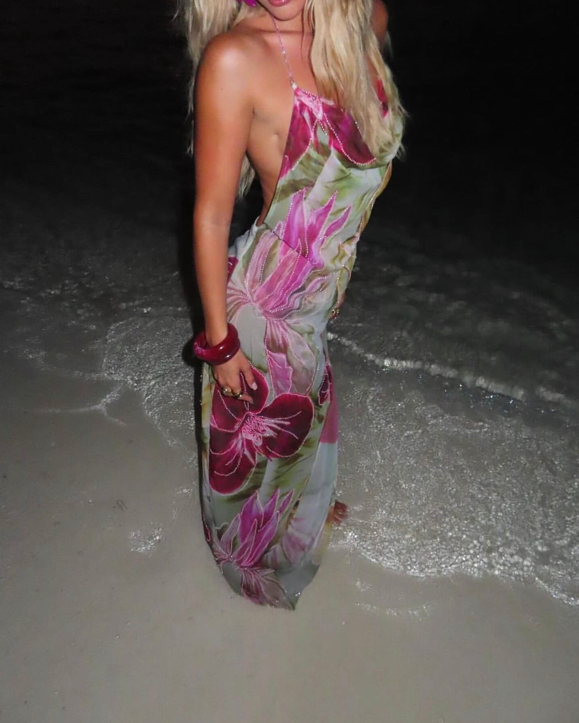 Dahlia Hand Beaded Dress