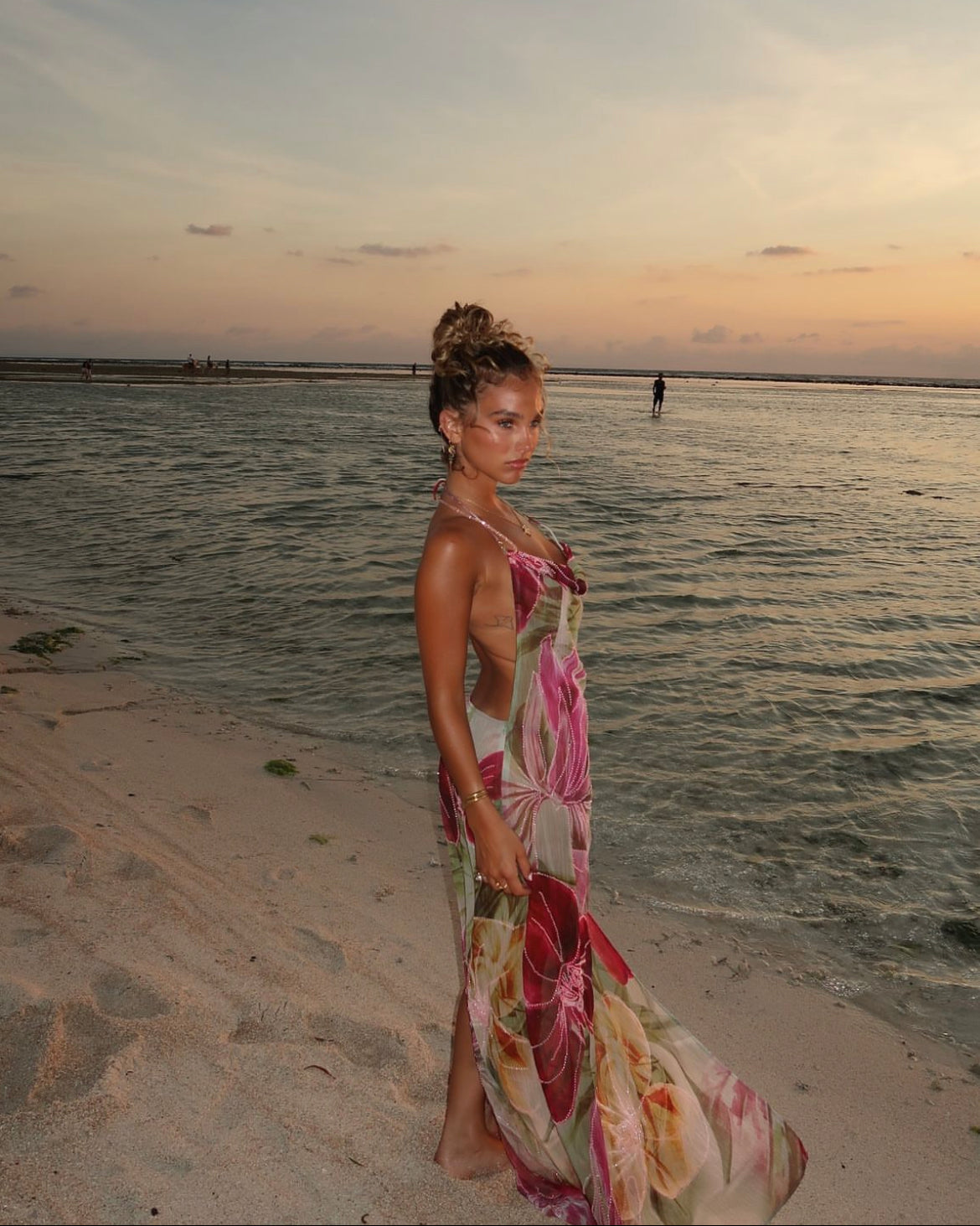 Dahlia Hand Beaded Dress
