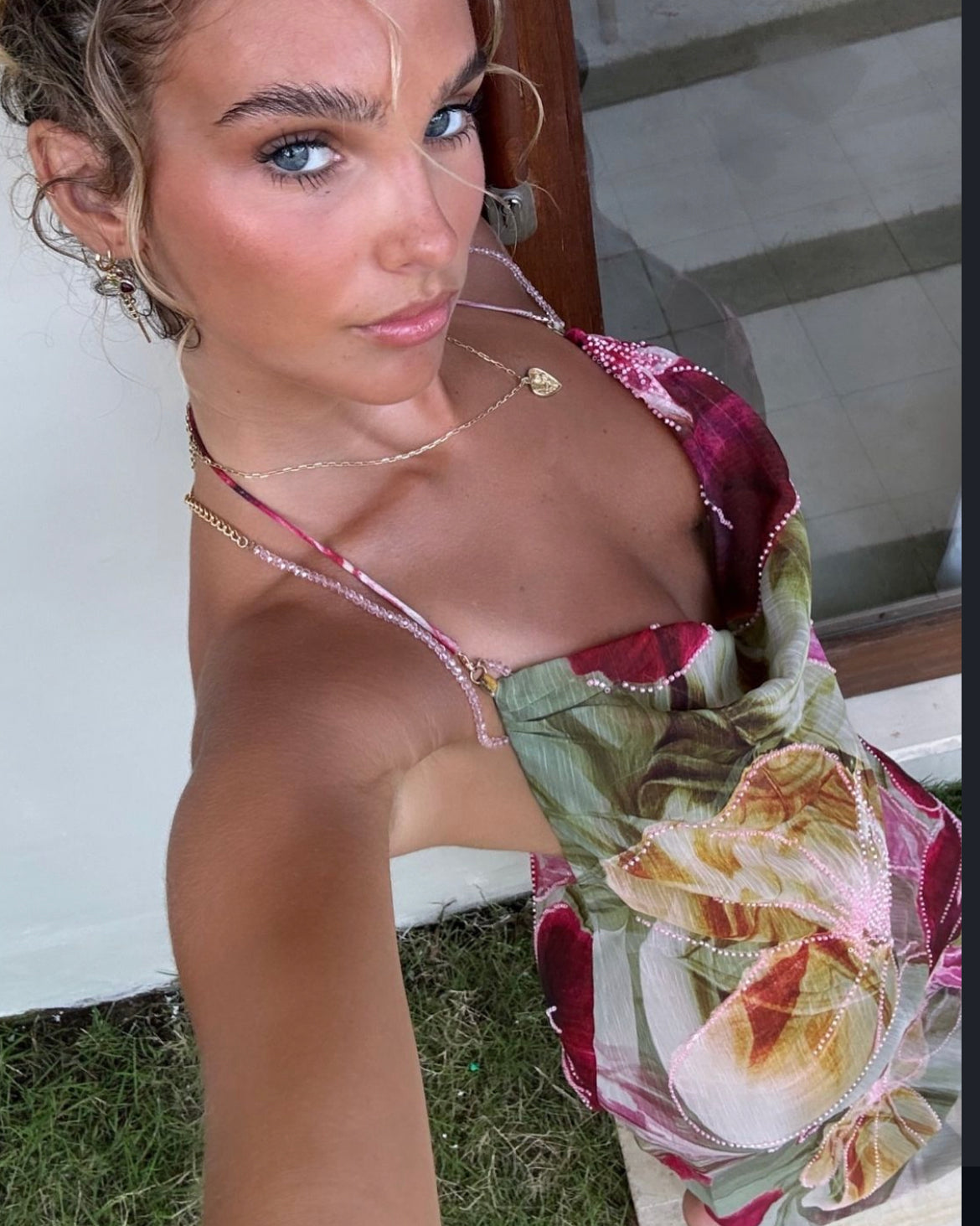 Dahlia Hand Beaded Dress