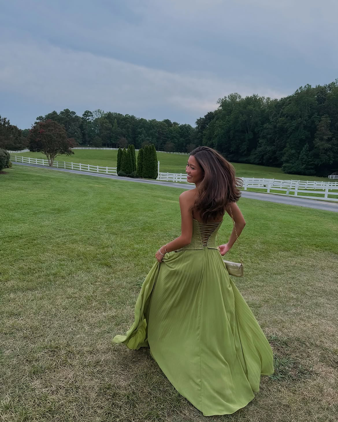 Gaia Dress - Green