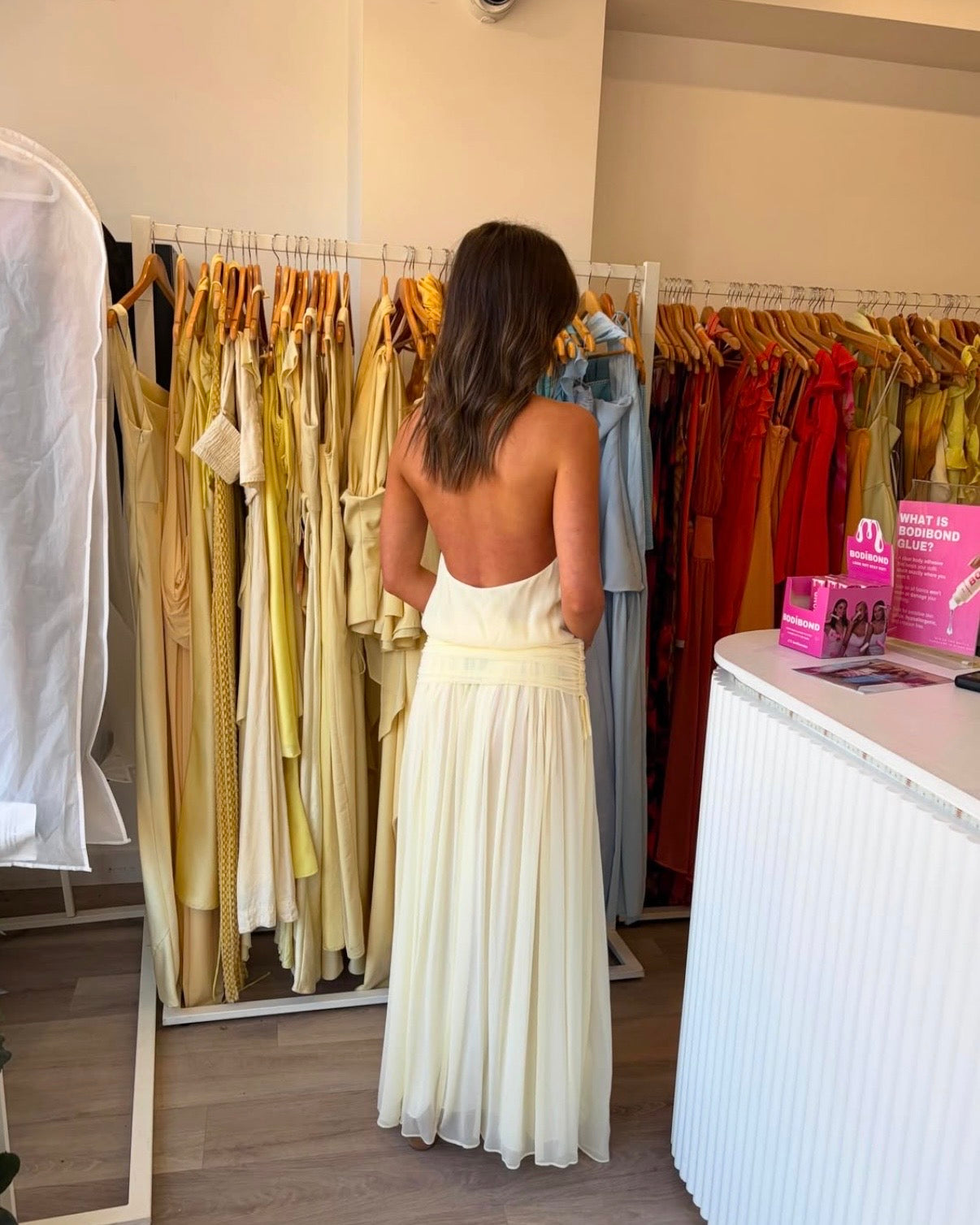 Jasmin V Maxi Dress - Lemon Sorbet