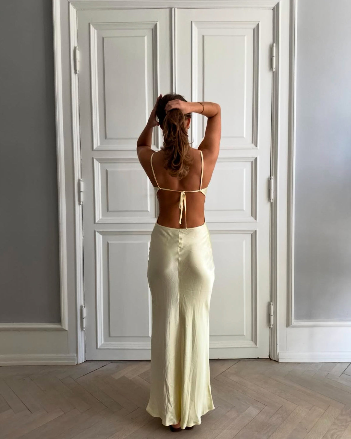 Cedar City Maxi Dress - Ice Yellow
