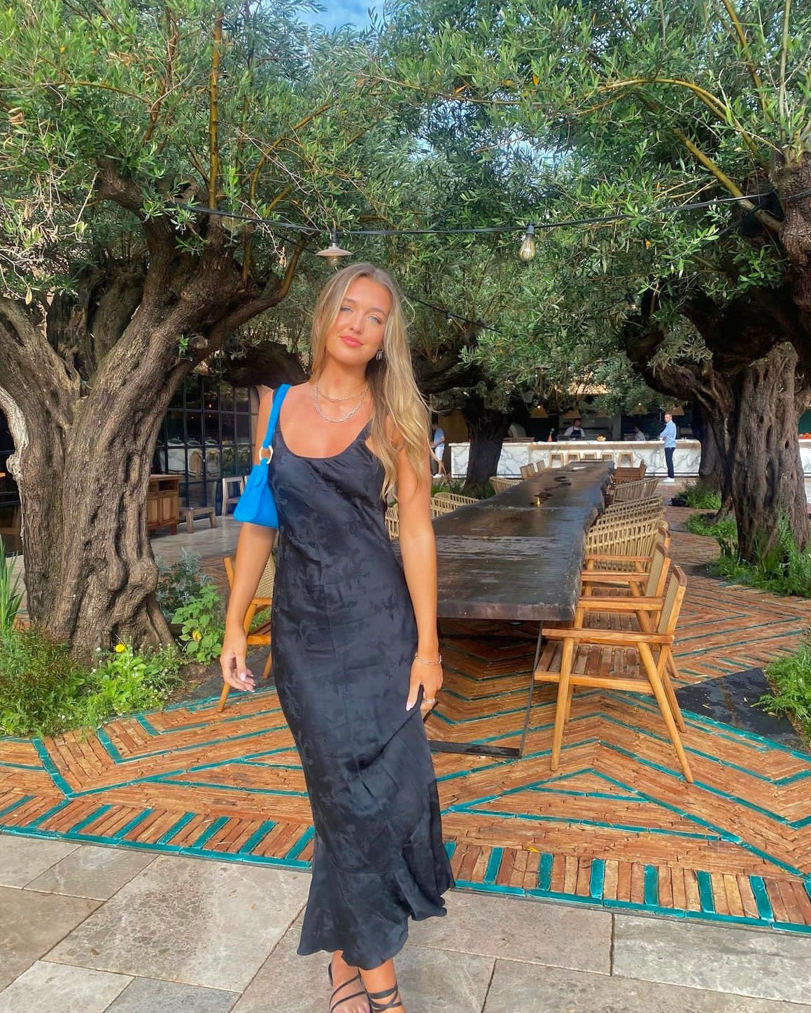 Allegra Dress - Black Dragon