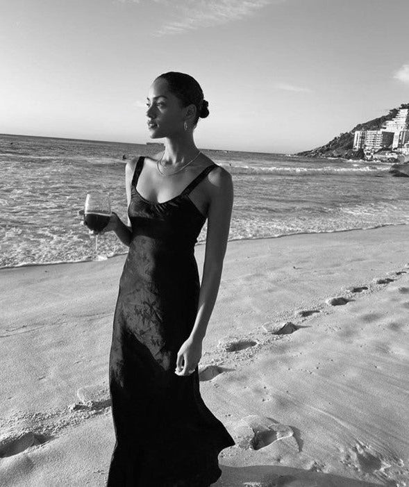 Allegra Dress - Black Dragon