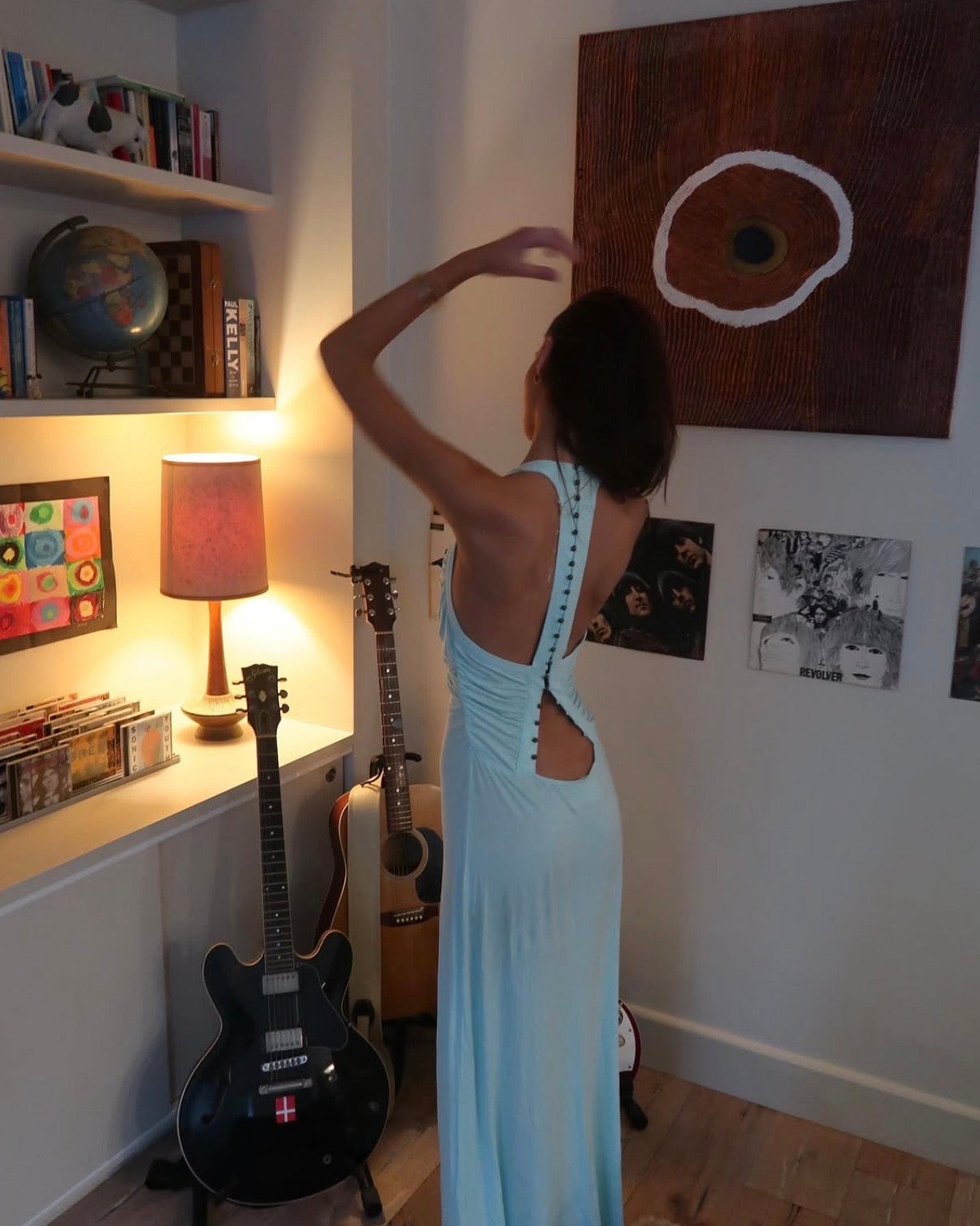 Angelina Maxi in Aqua