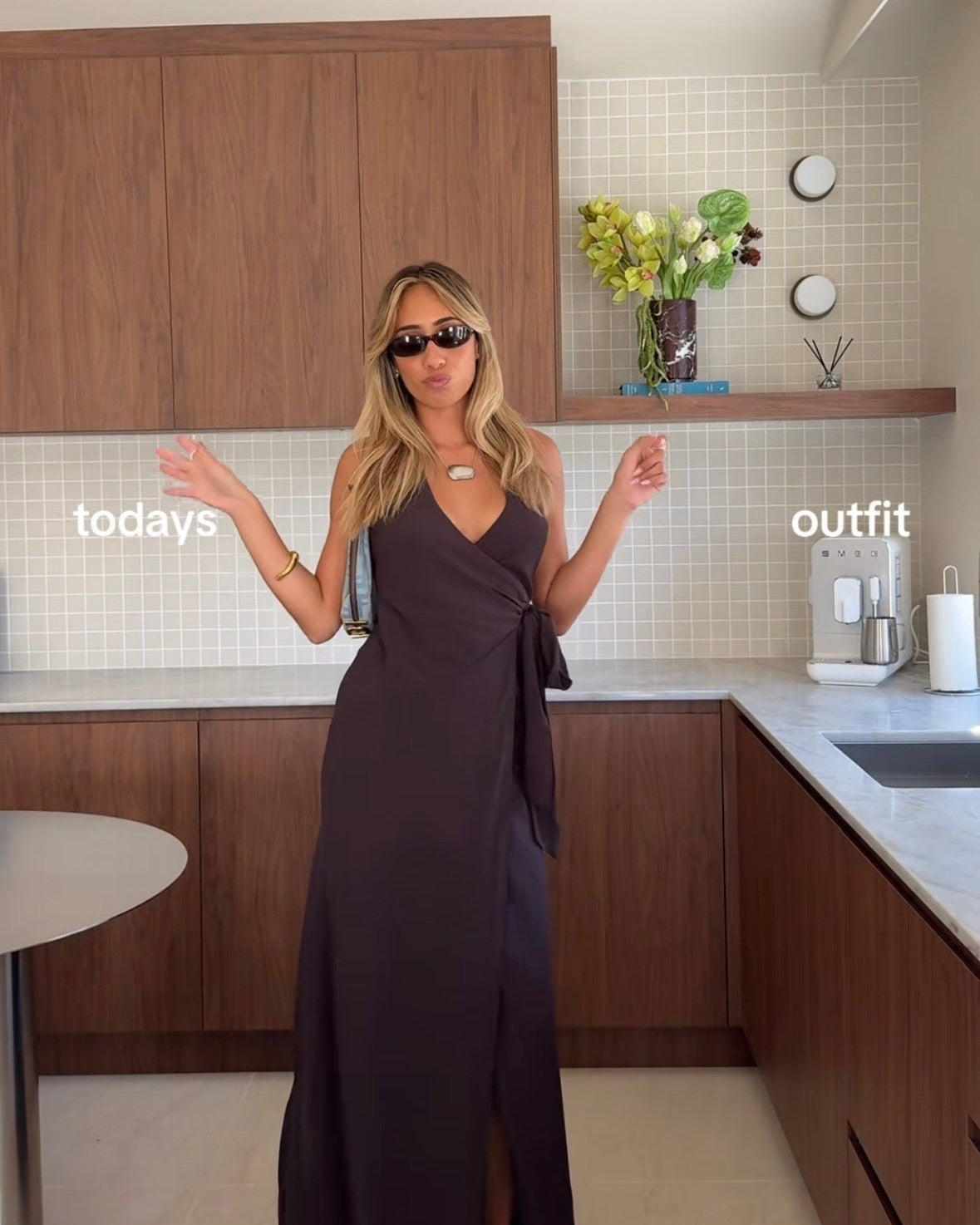 So Chic Maxi Dress - Chocolate