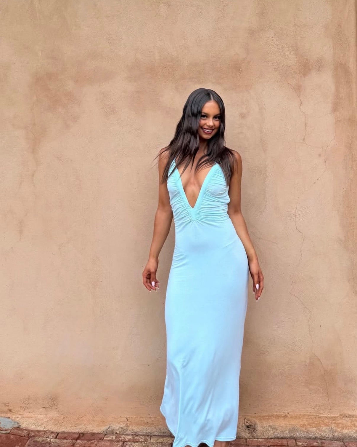 Angelina Maxi in Aqua