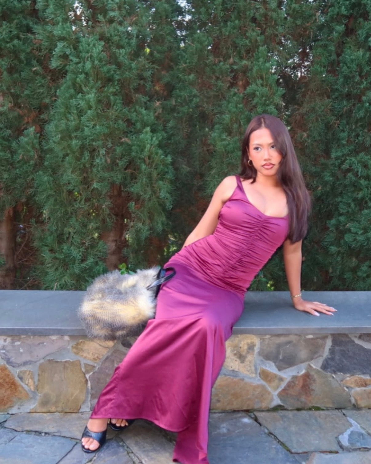 Atlein Gown - Purple