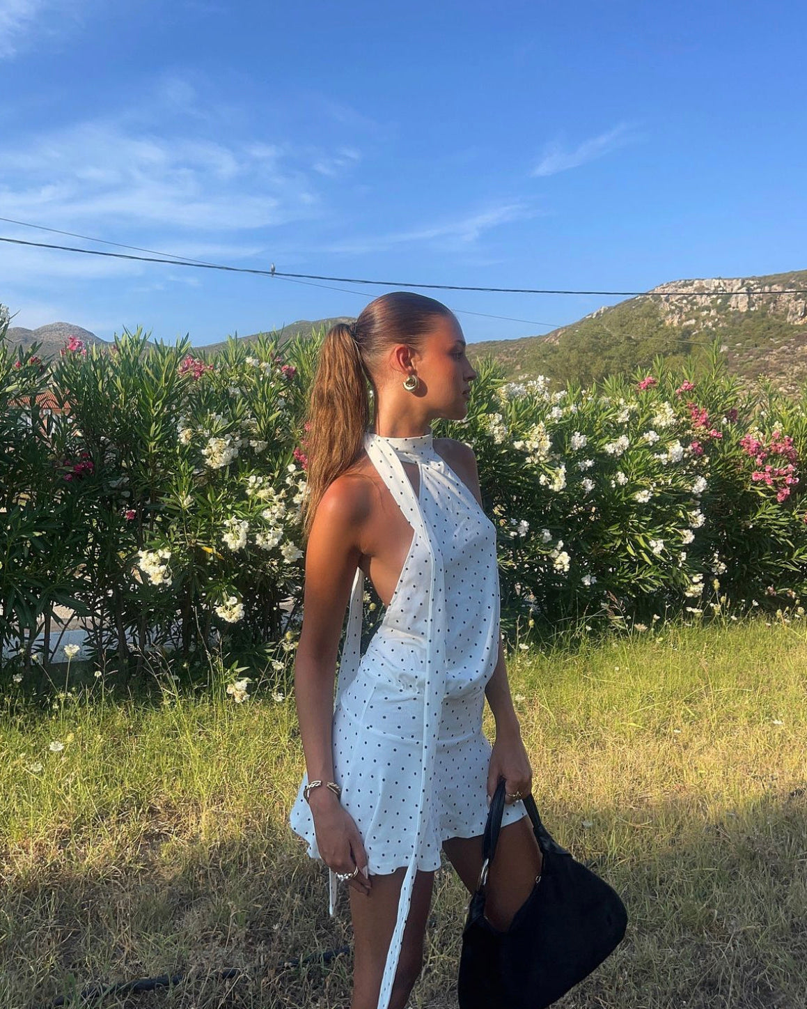 Enya Backless Mini Dress