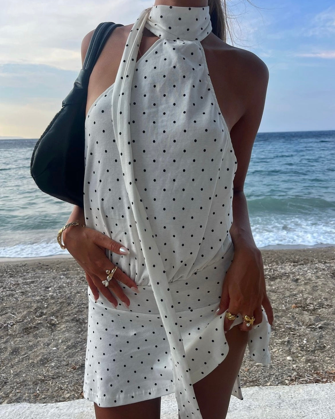 Enya Backless Mini Dress