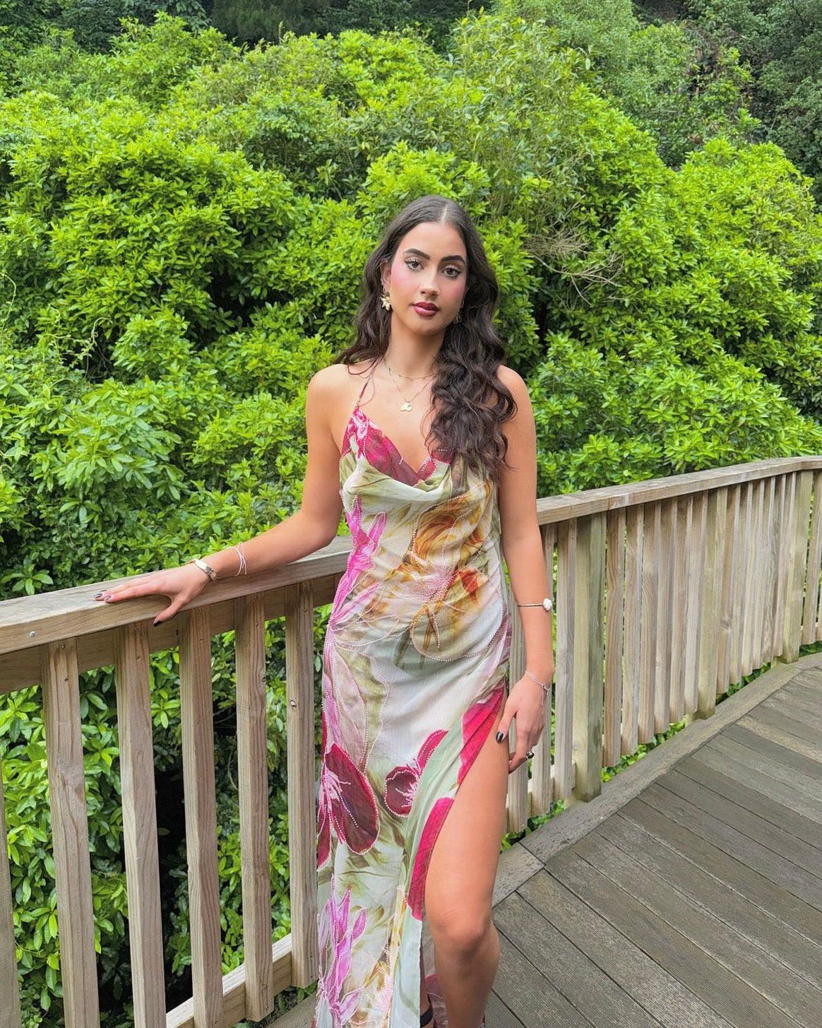 Dahlia Hand Beaded Dress