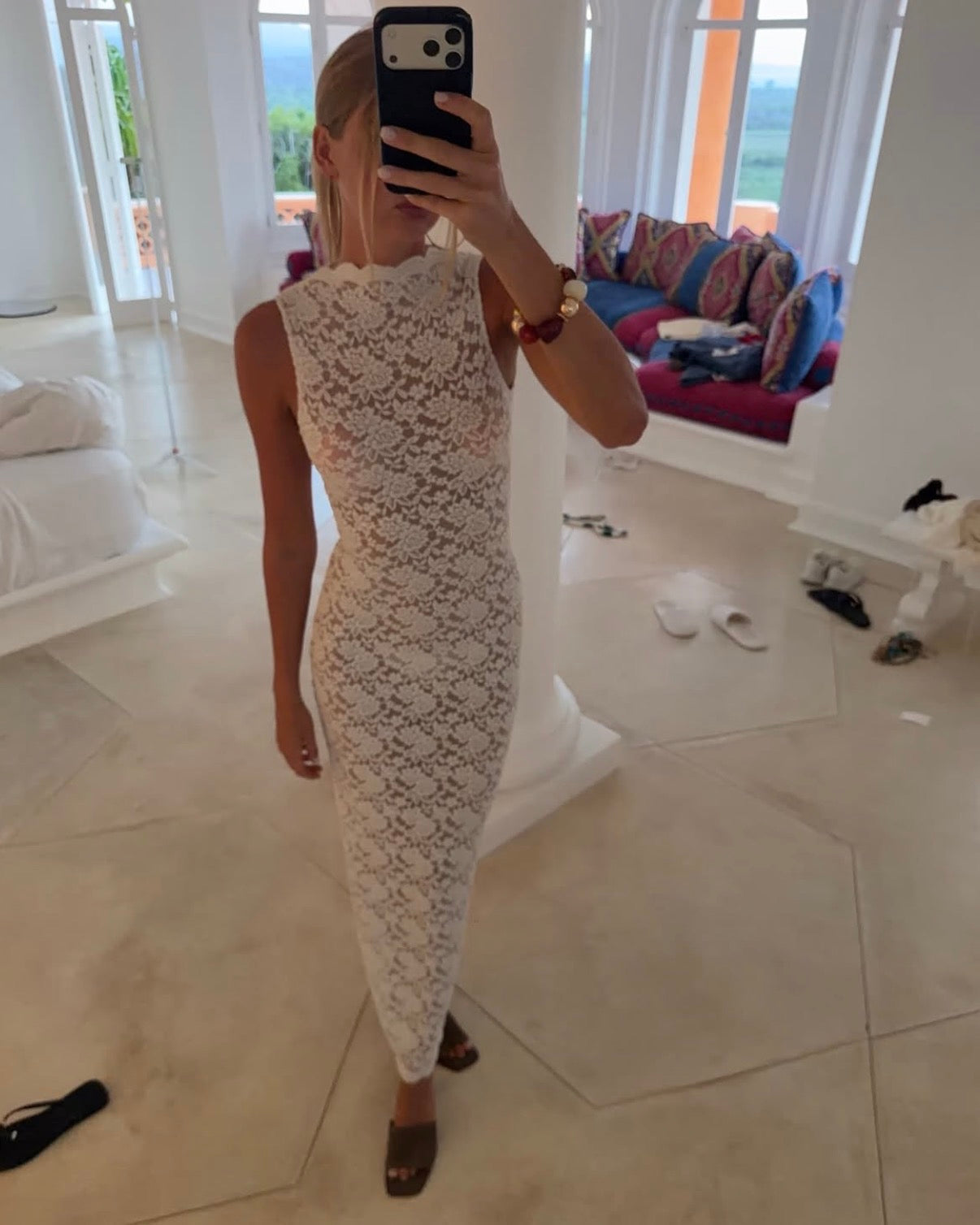 Mireille Dress - Ivory